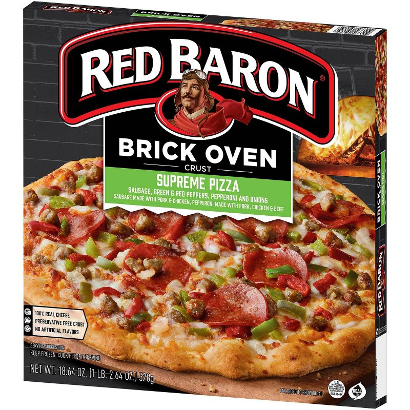 Red Baron Brick Oven Supreme Frozen Pizza - 18.64oz