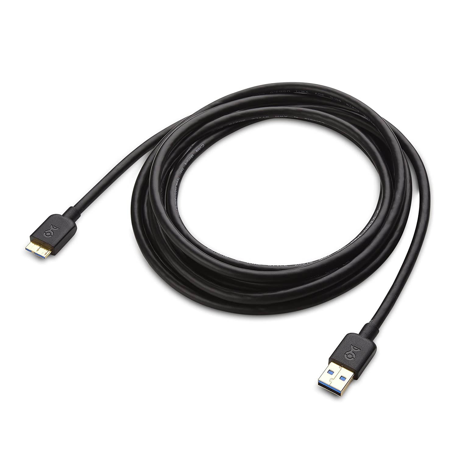 Cable Matters Long Micro USB 3.0 Cable (USB to USB Micro B Cable) in Black 10 ft