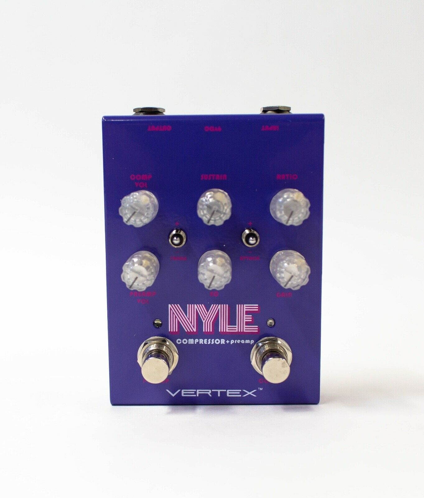 Vertex Effects Nyle 76-style Compressor and British-style Preamp Effect Pedal