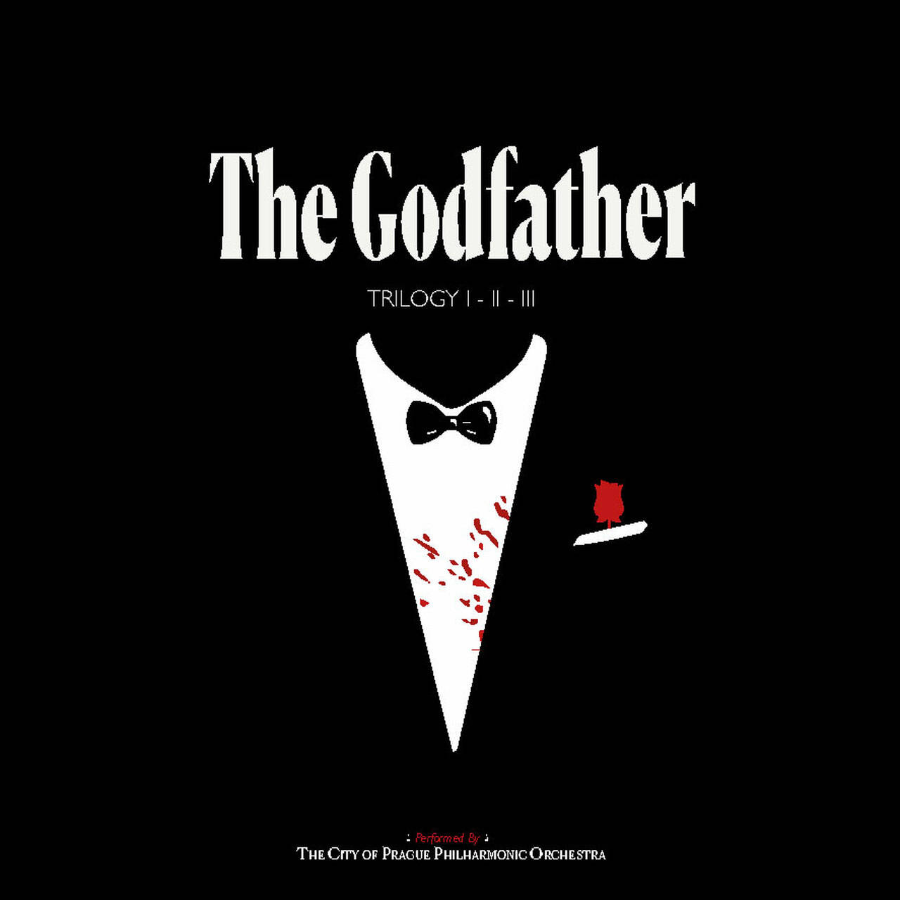 The City of Prague Philharmonic The Godfather Trilogy I - II - III 2LP (Gray & Red Splatter Vinyl)