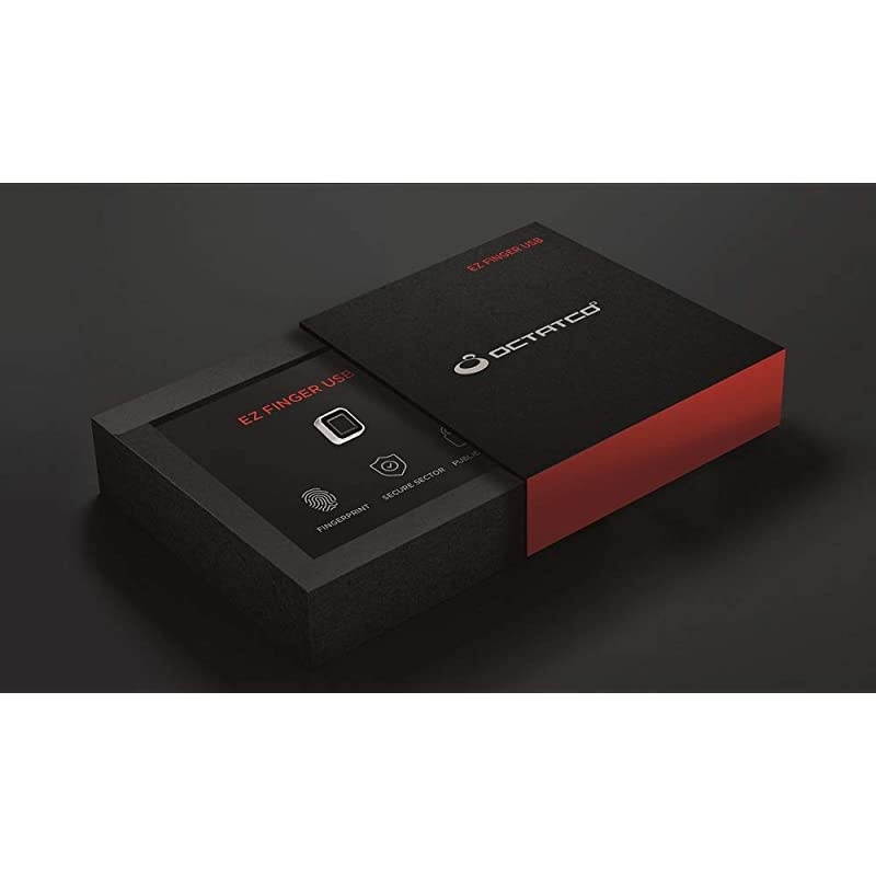 EzFinger White Fingerprint Reader USB Dongle for Windows 7881 amp 10 Hello Login Signin File encryption Folder Lock Biometric Scanner Sensor PasswordFree