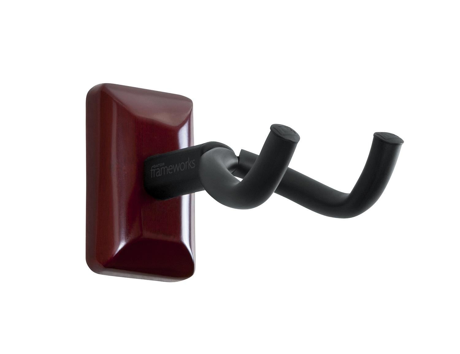 Gator GFW-GTR-HNGRCHR Gator Frameworks Wall Mounted Guitar Hanger Cherry