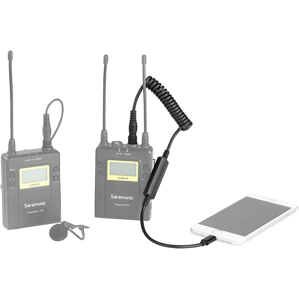 Saramonic LC-C35 Locking 1/8in (3.5mm) to Apple Lightning Output Cable (iPhone and iPad)