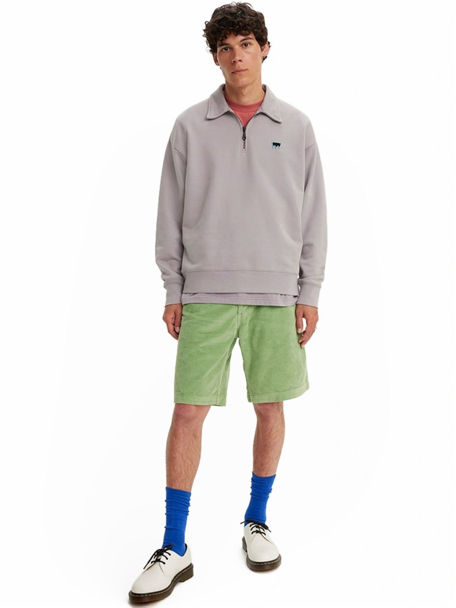 Levi's Green Slim Fit Texture Shorts