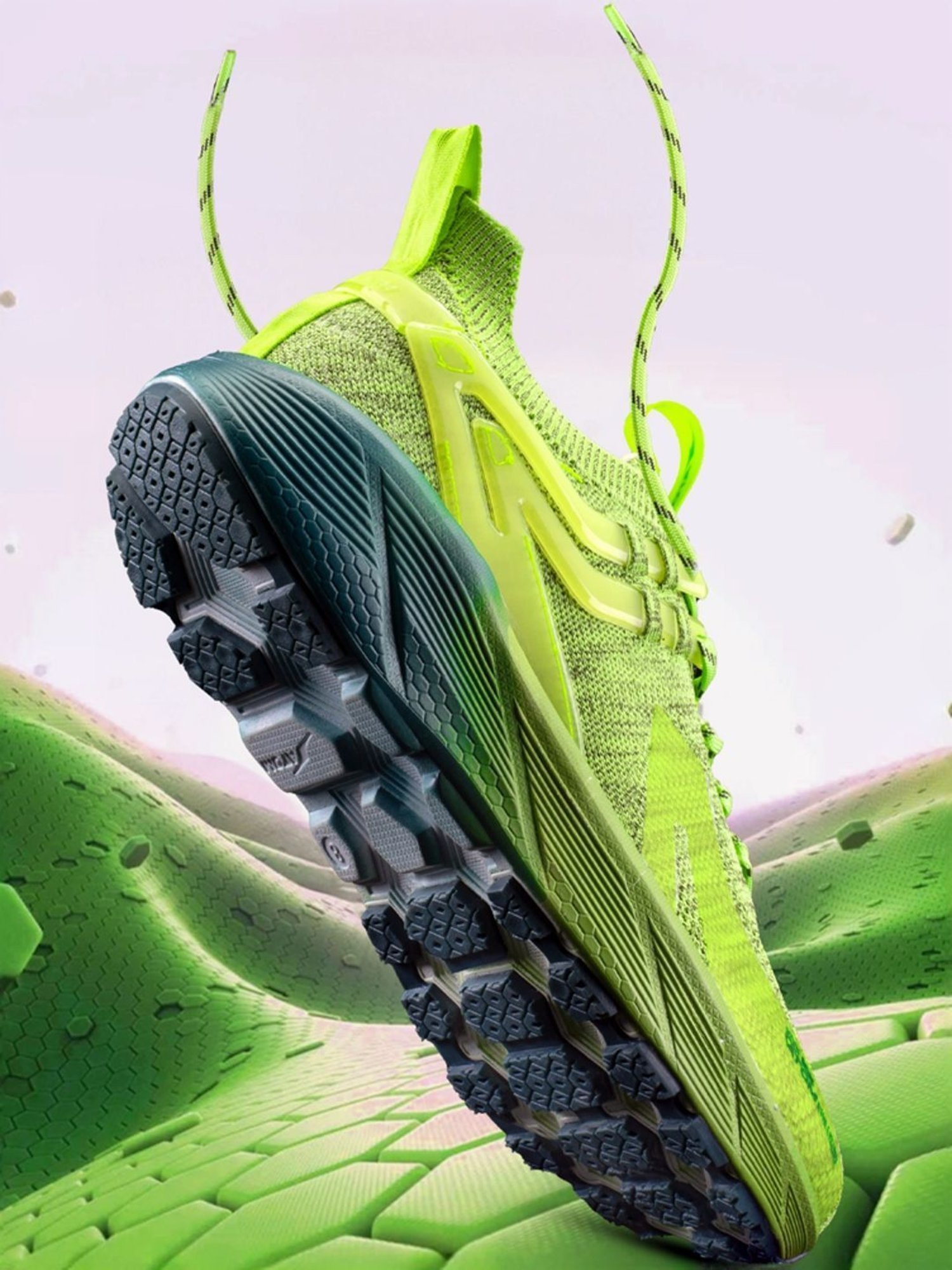 Atom Men's CloudRunner Green Running Shoes