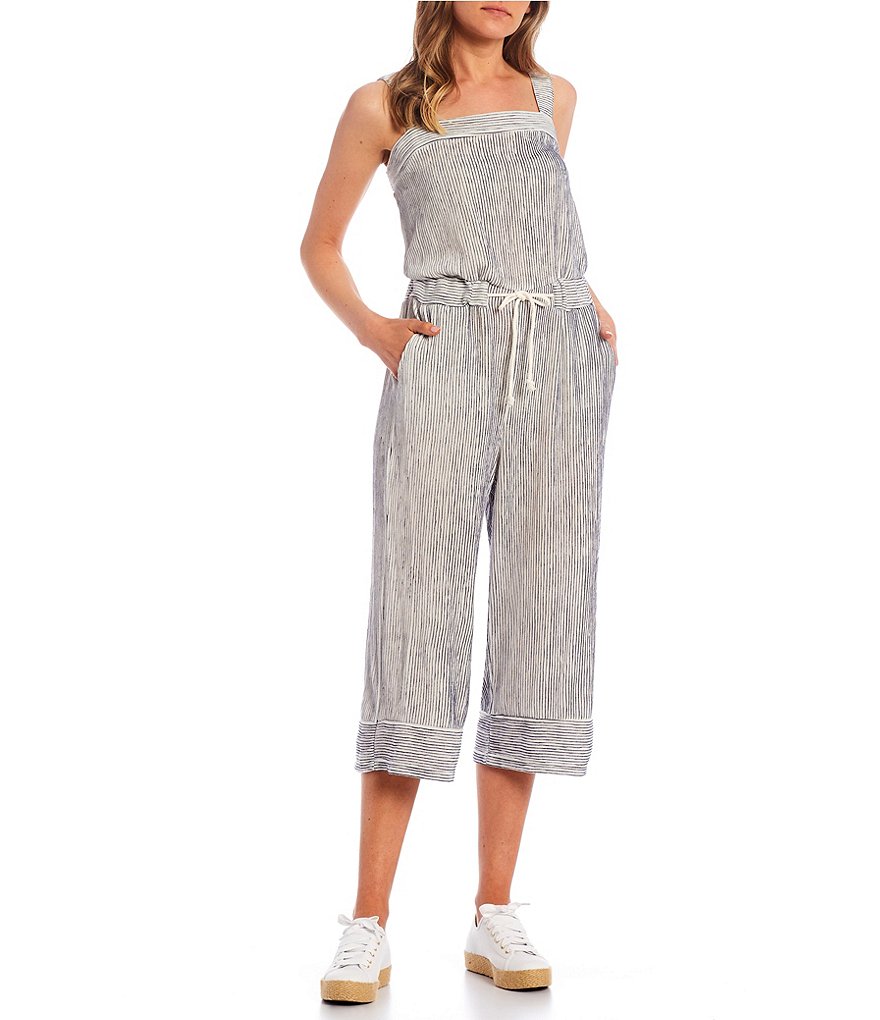 Copper Key Stripe Knit Jumpsuit