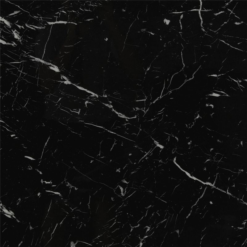 Edith Rectangular Dining Table Faux Marble Black - CosmoLiving by Cosmopolitan