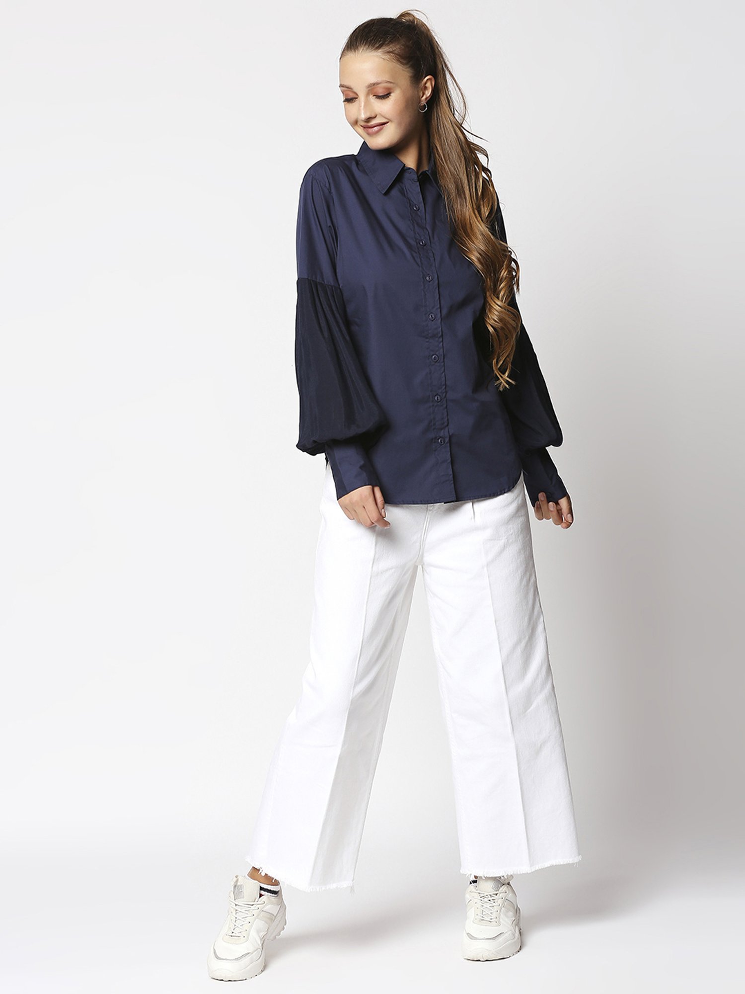 Remanika Blue Pure Cotton Shirt