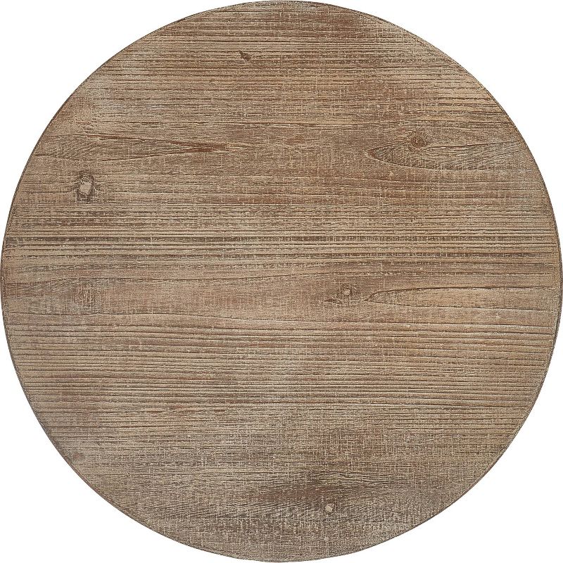 Set of 3 Berkshire Distressed Wood Nesting Side Tables Distressed Wood - Finch