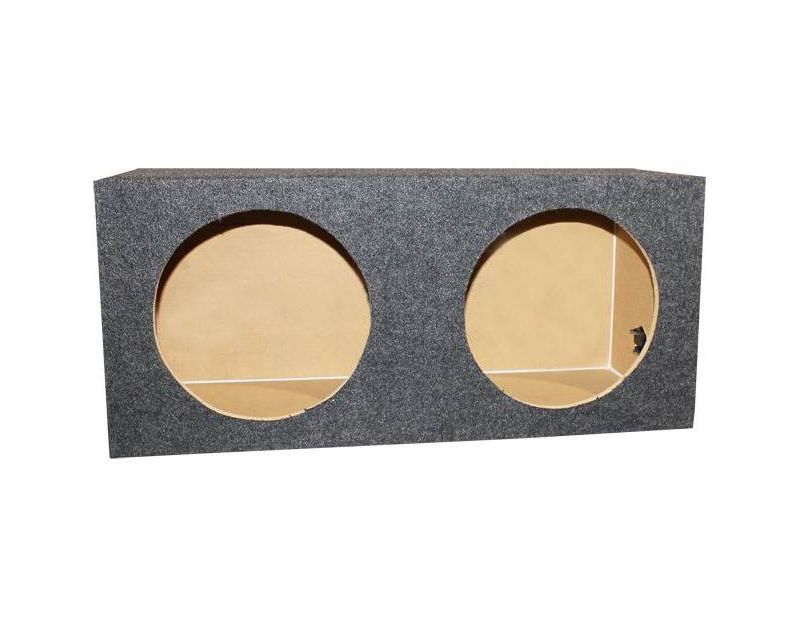 Q-POWER 10" Dual Sealed Car Audio Subwoofer Sub Box Enclosure