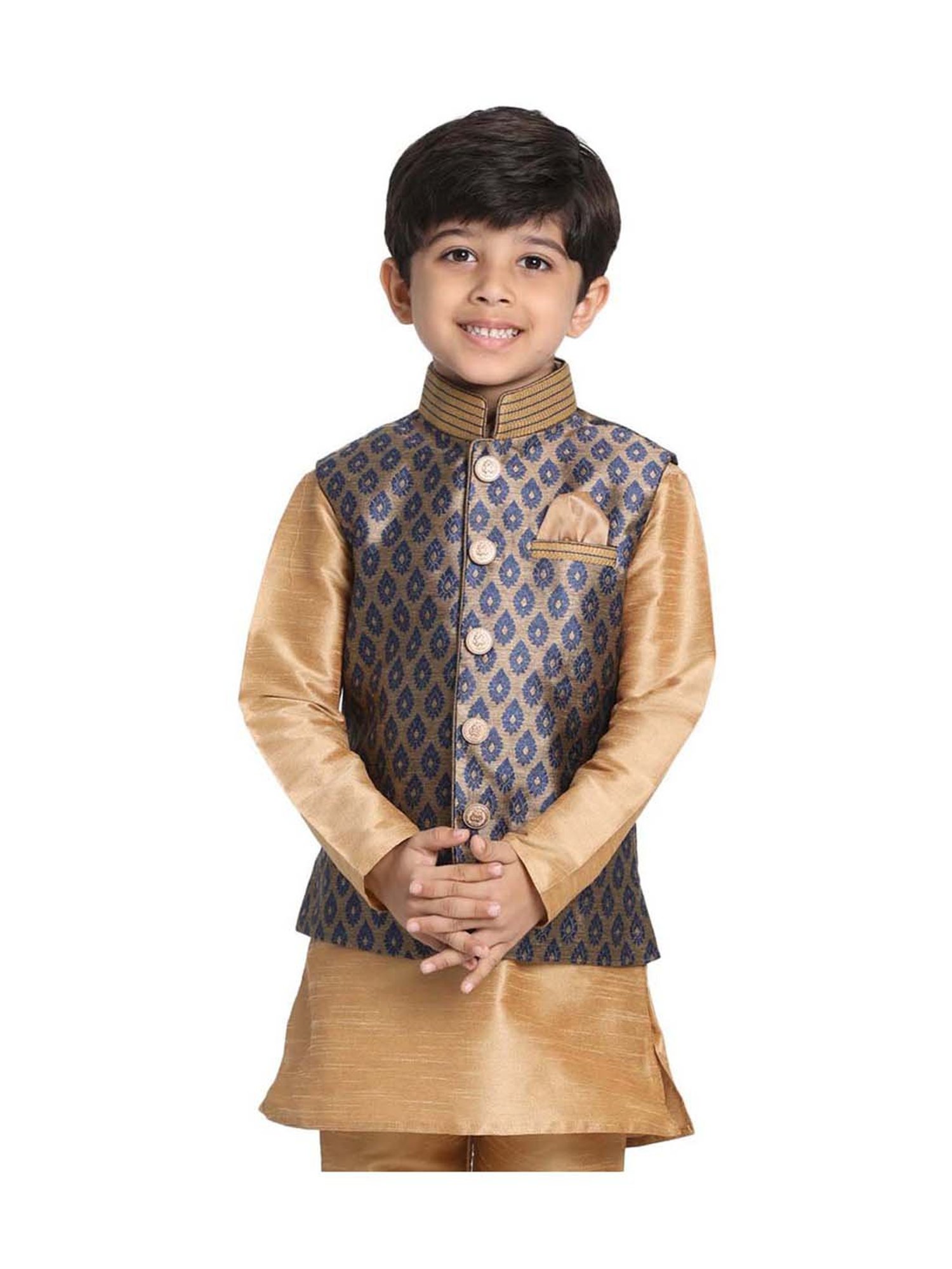 Crimsoune Club Kids Mint Solid Full Sleeves Blazer