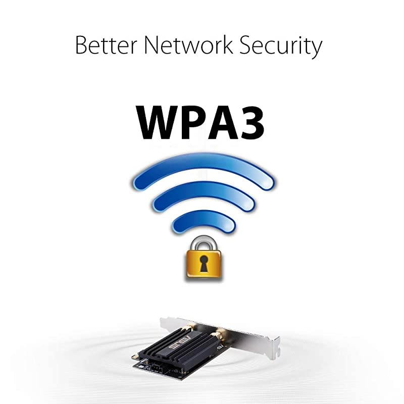 AX3000 (Pce-AX58BT) Next-Gen WiFi 6 Dual Band PCIe Wireless Adapter with Bluetooth 5.0 - Ofdma, 2x2 MU-Mimo and Wpa3 Security,Black