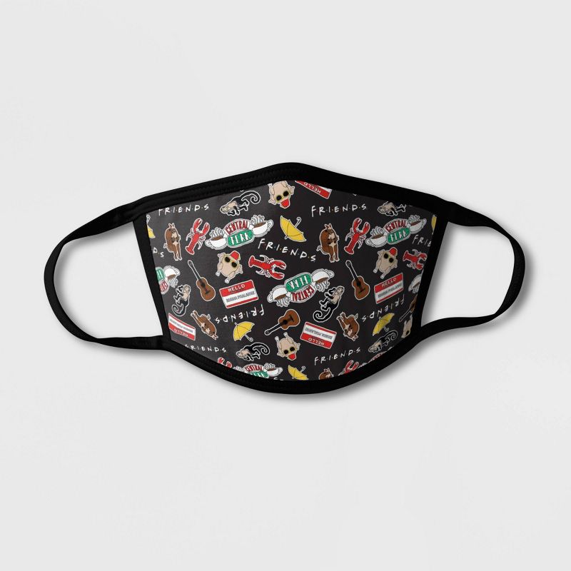 Kids' 2pk Friends Clear Panel Masks