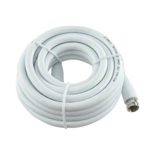 6' RG6 White Coaxial Cable