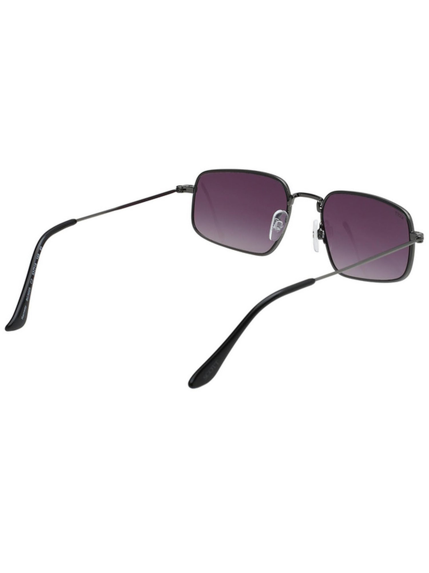 SCOTT Grey Rectangular UV Protection Unisex Sunglasses