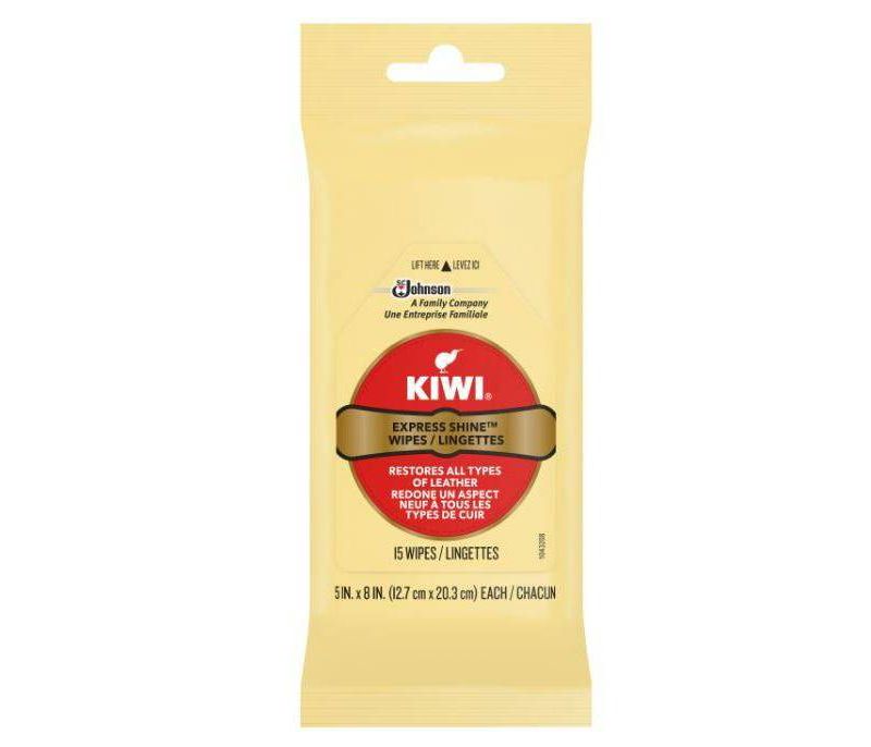 KIWI Express Clean and Shine Wipes 15ct