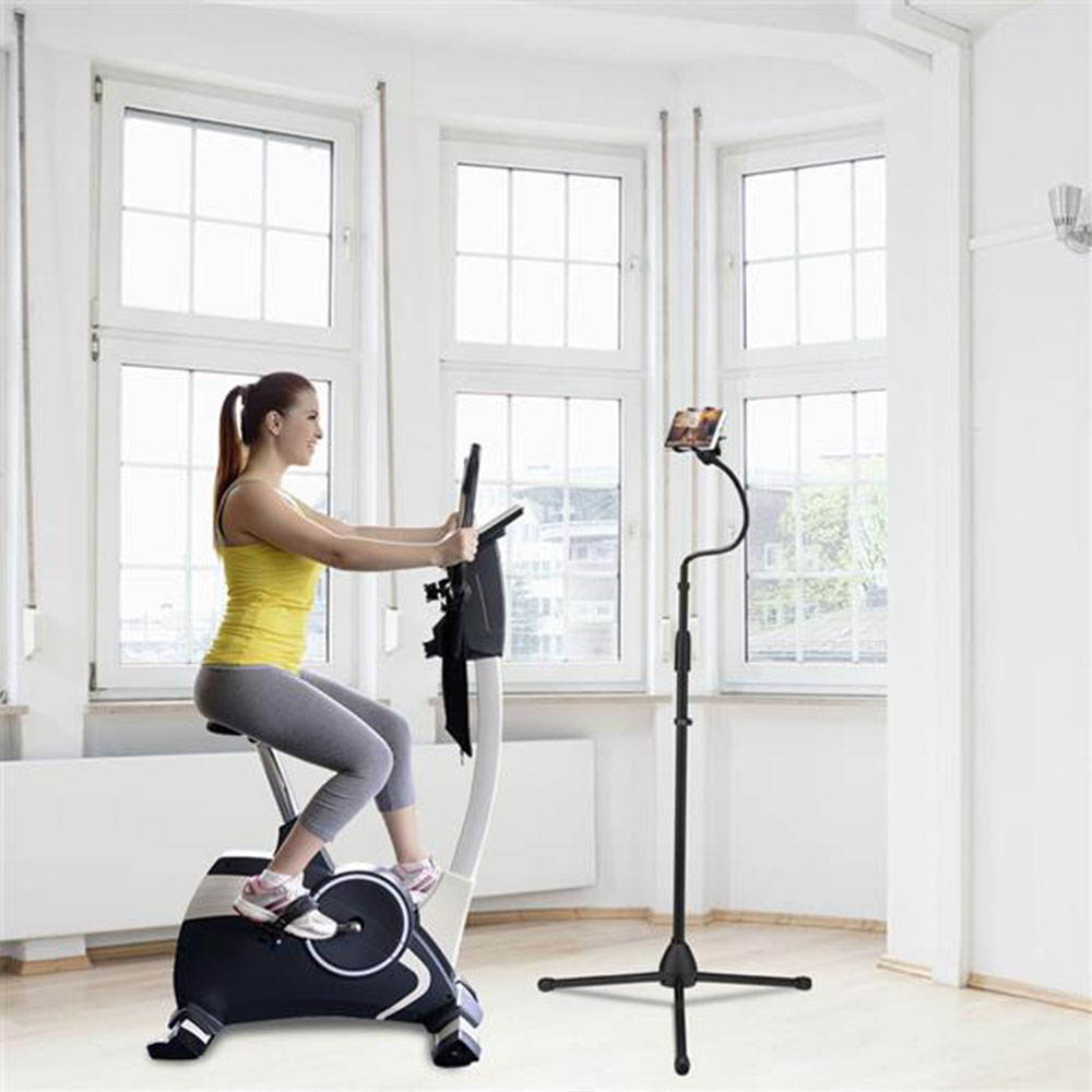 Cell Phone Stand Adjustable Height & Angle Phone Holder Flexible Long Arm Headboard Bedside Lazy Bracket Side Clamps Extend 4.3 Inch Suit For Live Broadcast, Online Class, Face Time, Zoom Meeting, Vid