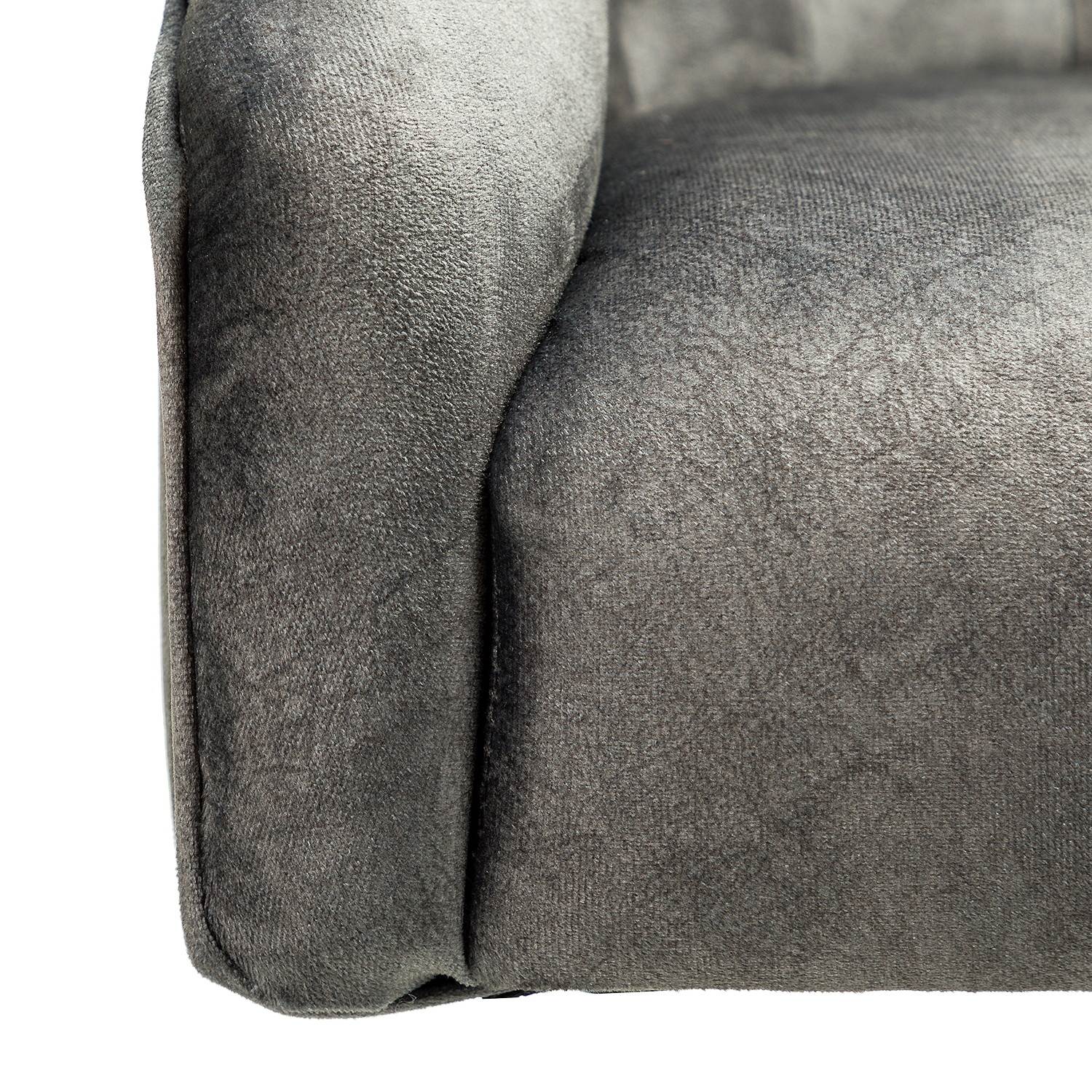 Jayden Creation Lydia Height Adjustable Velvet Task Chair with Swivel Gold Metal Base for Home Office, Bedroom, Living Room