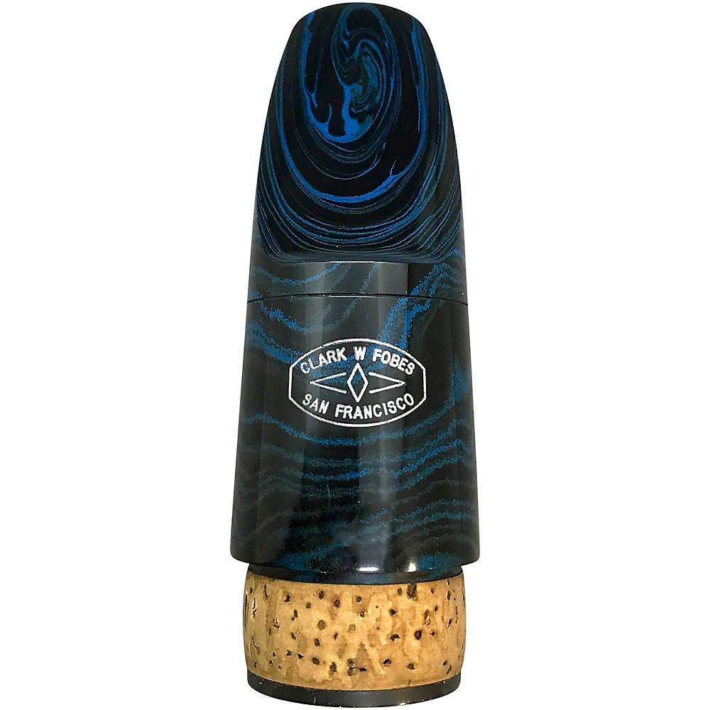 Clark W Fobes San Francisco 10K Blue Bass Clarinet Mouthpiece AP