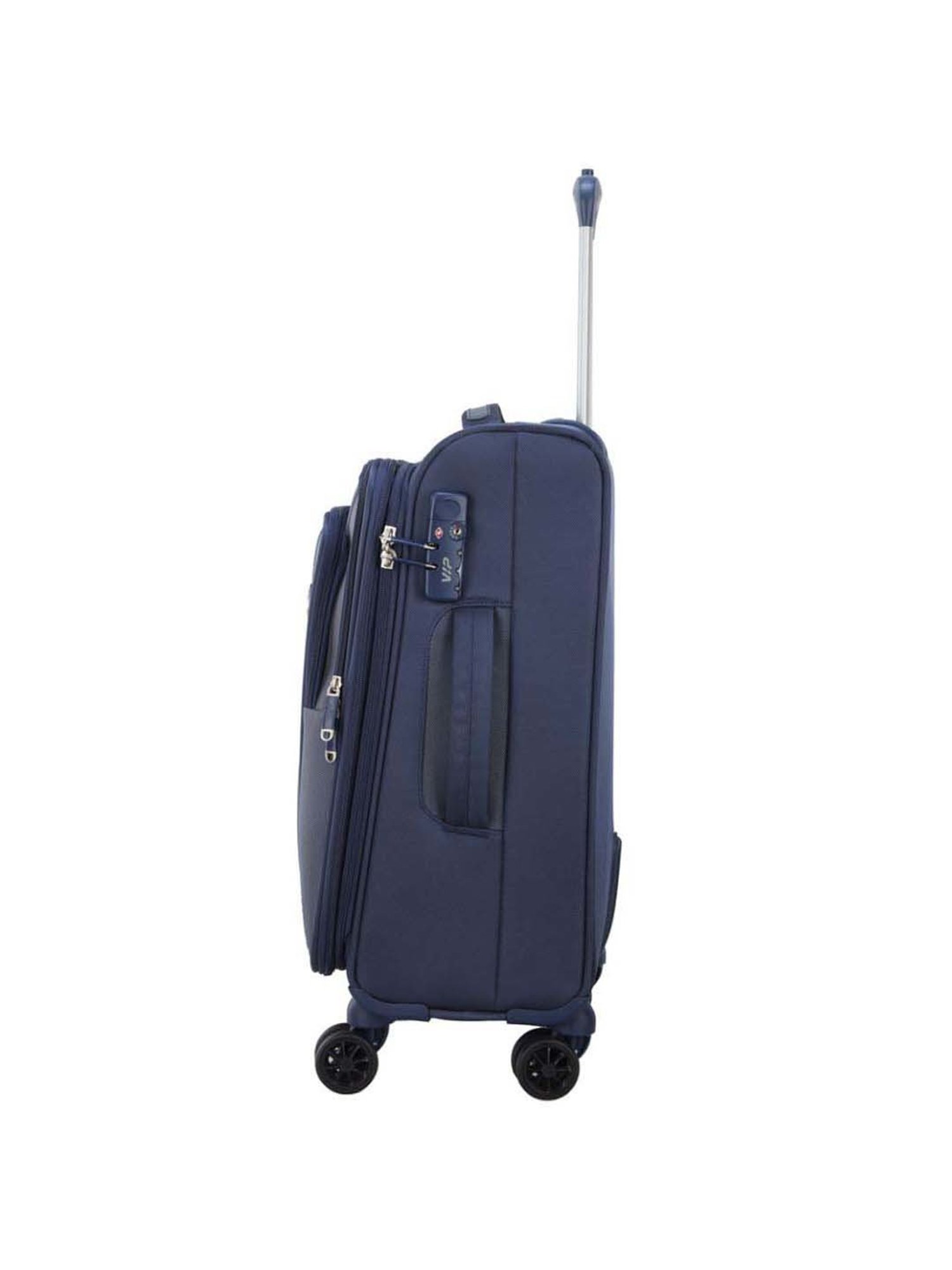 VIP Unicorn Nxt Blue Solid Soft Cabin Trolley Bag - 36.5 cm