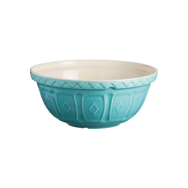 Mason Cash 64oz Earthenware Color Mix Mixing Bowl Turquoise