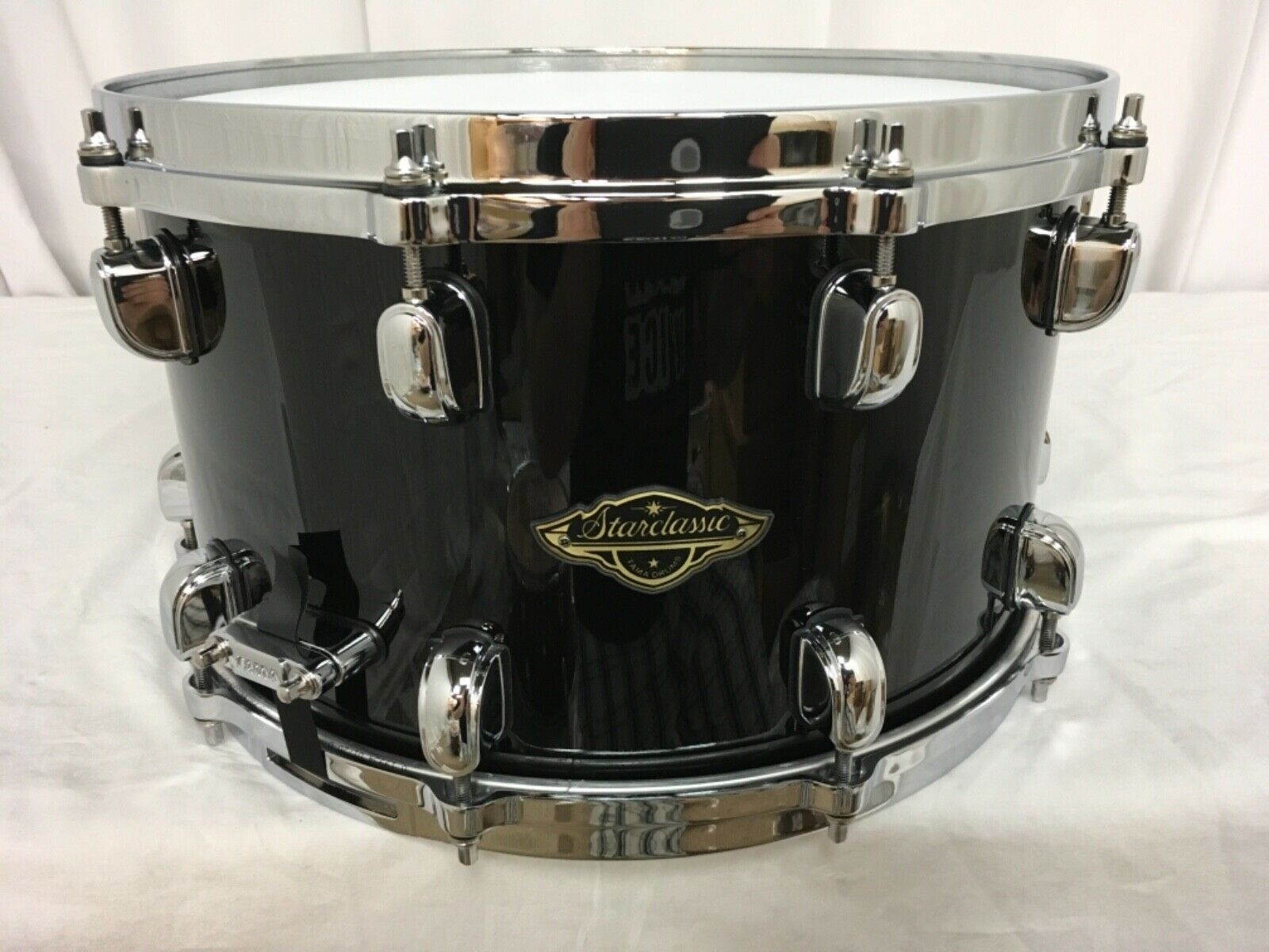 Tama Starclassic Walnut/Birch 14" Dia X 8" Deep Snare Drum/Piano Black/Rare!
