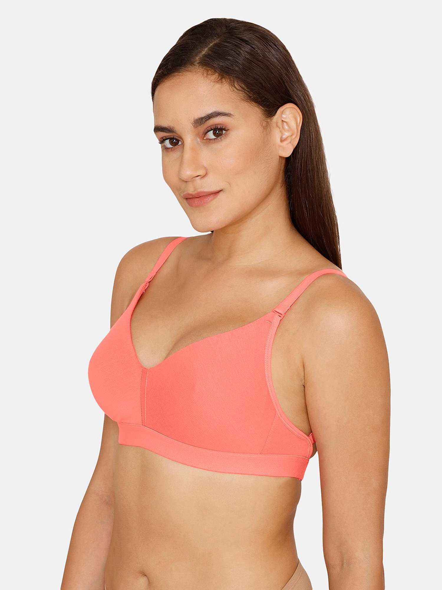 Zivame Pink Wireless T-Shirt Bra