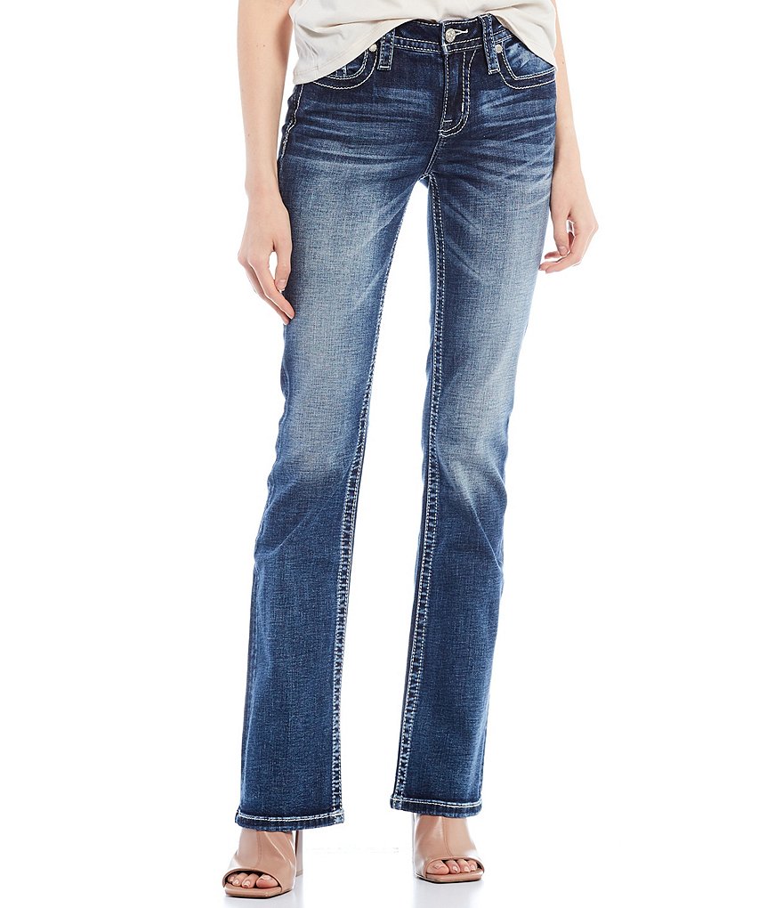 Miss Me Chloe Dream Catcher Embellished Pocket Bootcut Jeans