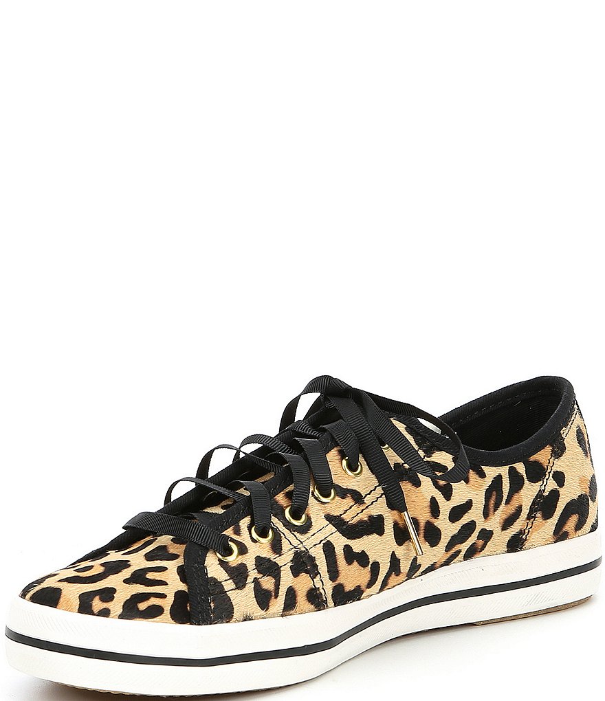 Keds Keds x kate spade new york Kickstart Leopard Print Lace-Up Sneakers