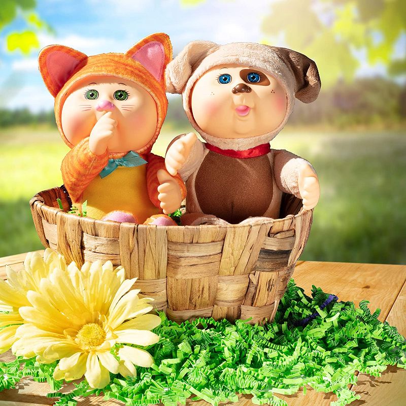 Jazwares Cabbage Patch Kids Cuties Collection, Parker Puppy and Kallie Kitty - 9", Set of 2