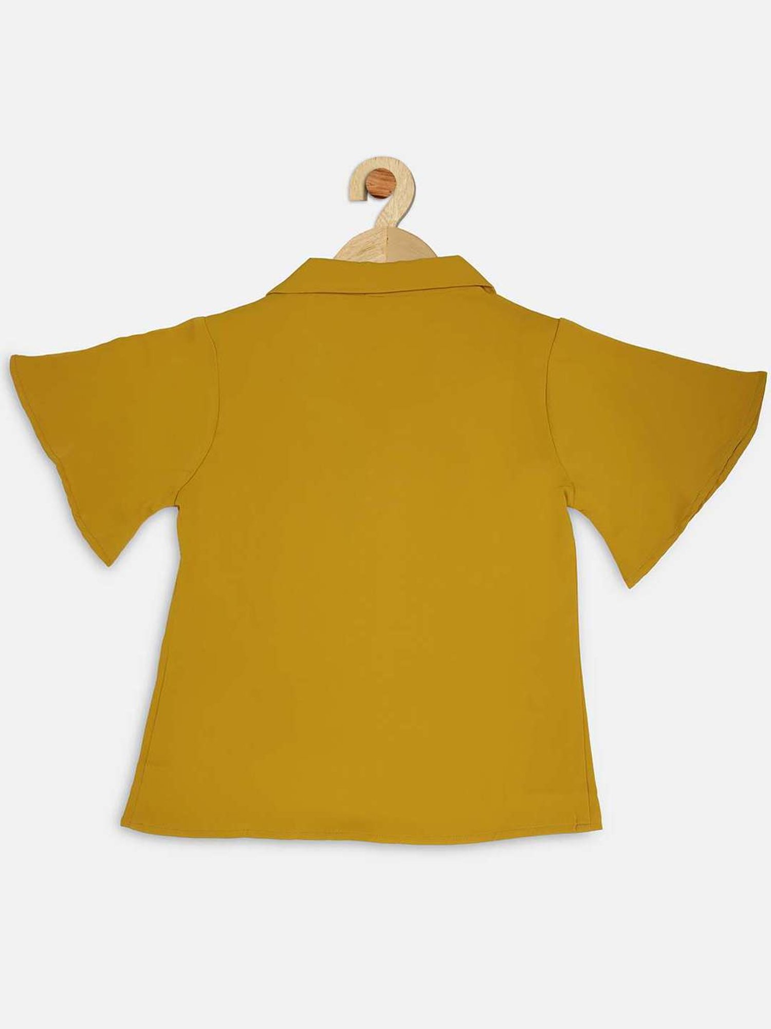 ZIAMA Kids Mustard Regular Fit Top