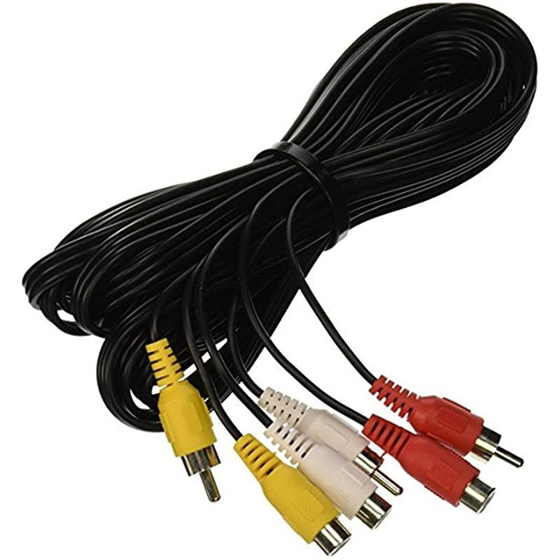 Video CableComposite Cord 30 ft RCA to RCA MMx3AV Cable for TVDVDVCD etd