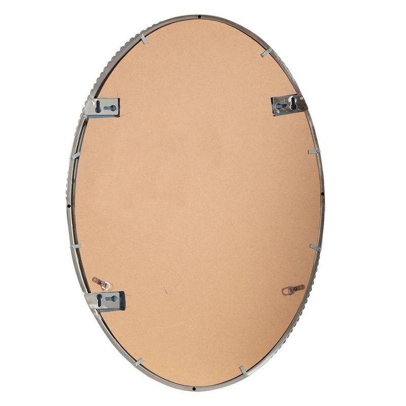 Oval Sherise Decorative Wall Mirror Brushed Nickel - Uttermost