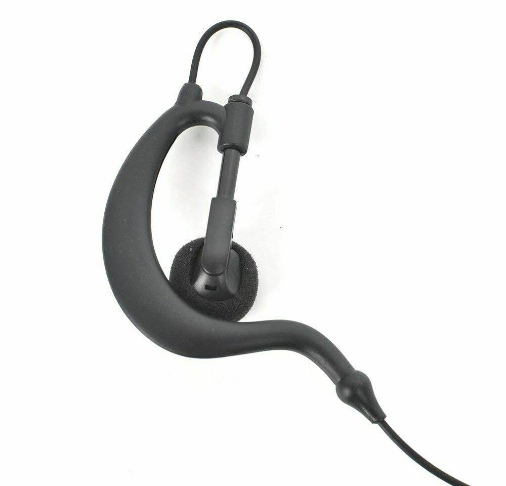 HYS 3.5mm Headset G Shape Earpiece Earphone for Mobile Radio Icom Yaesu Motorola Radio Receive only Walkie Talkie