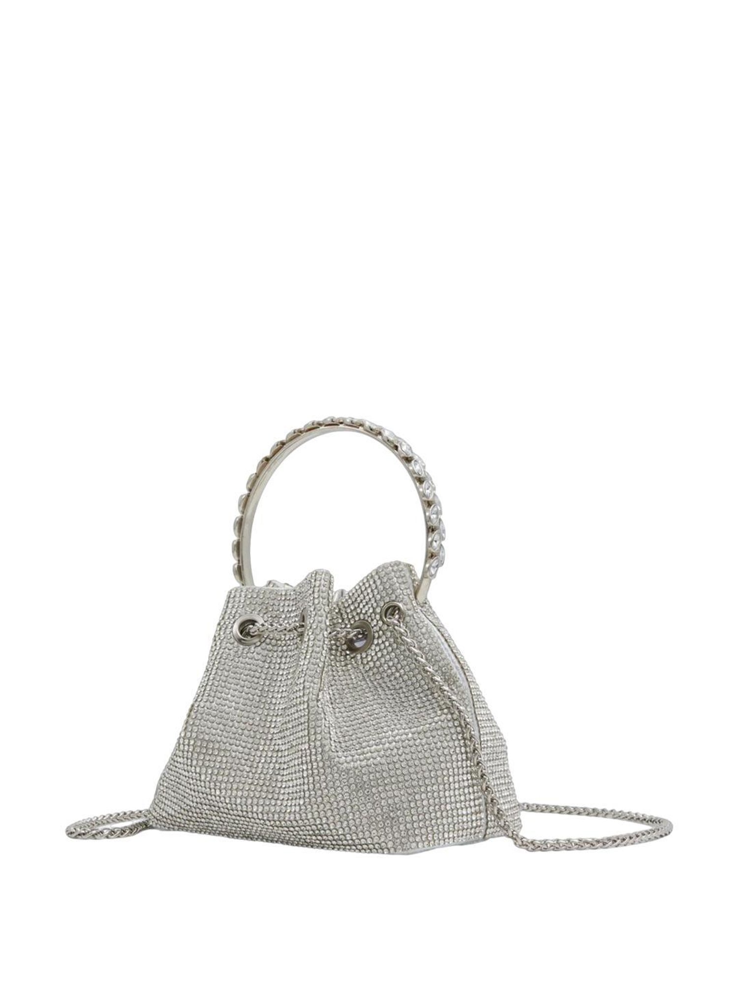 Call It Spring Silver Embellished Potli