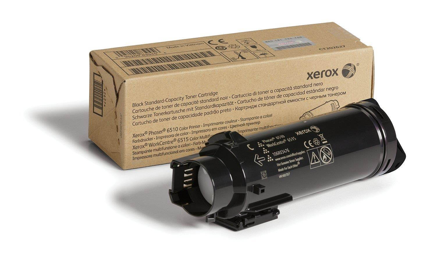Genuine Xerox Black Standard Capacity Toner Cartridge &ndash; 106R03476 for use in Phaser 6510, WorkCentre 6515