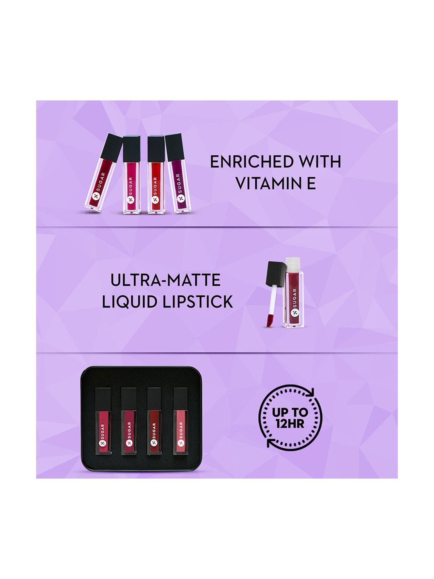 SUGAR Cosmetics Nude Rules Mini Lipstick Set of 4