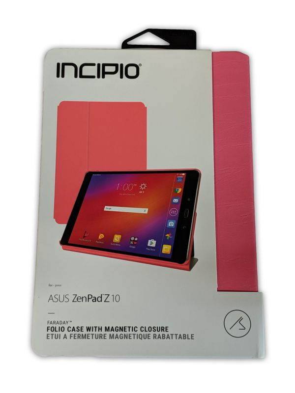 Incipio Faraday Leather Folio Case for Asus ZenPad Z10 - Pink