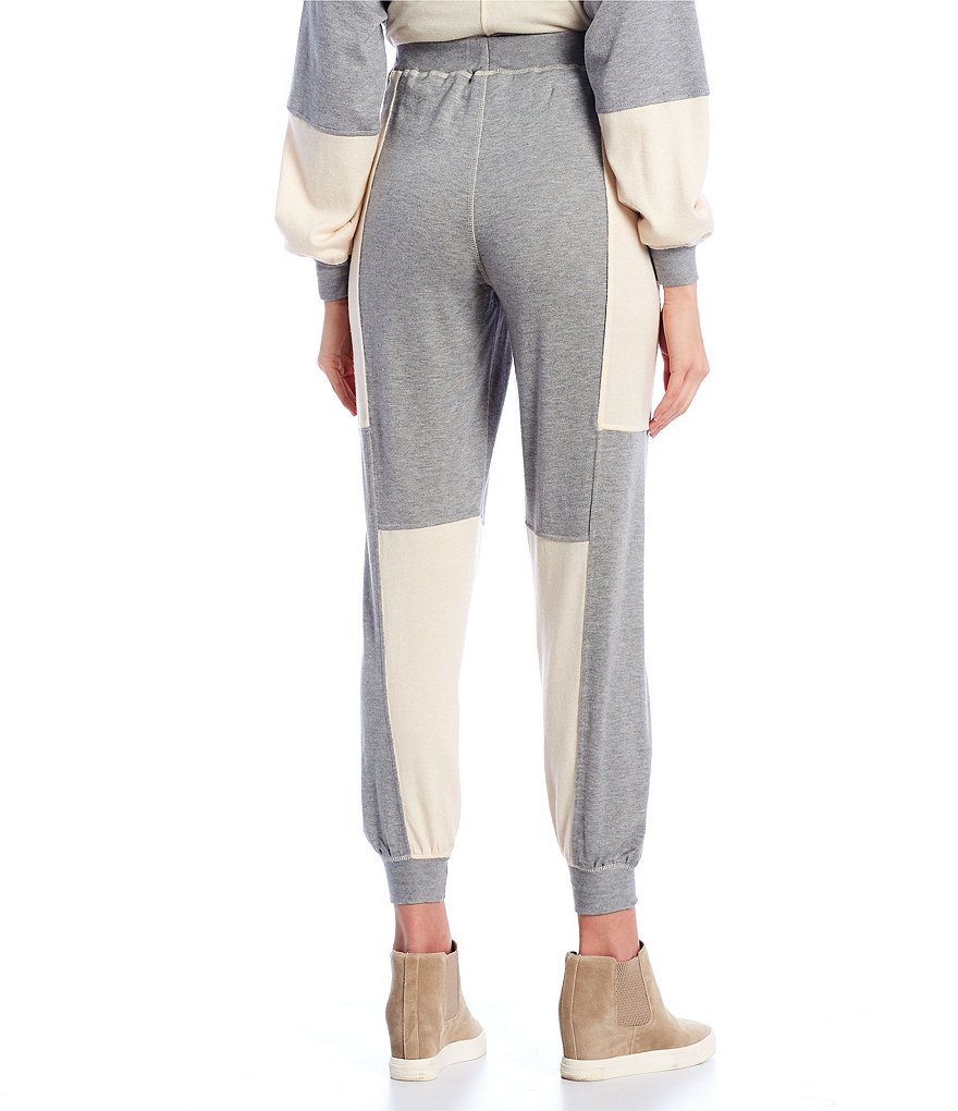 Blu Pepper Coordinating Colorblock Jogger Pants