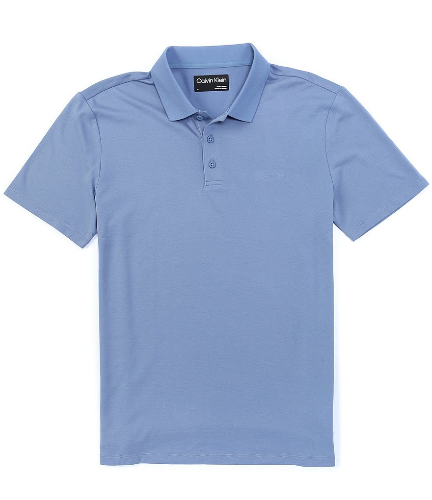 Calvin Klein Move 365 Performance Stretch Short-Sleeve Pique Polo Shirt