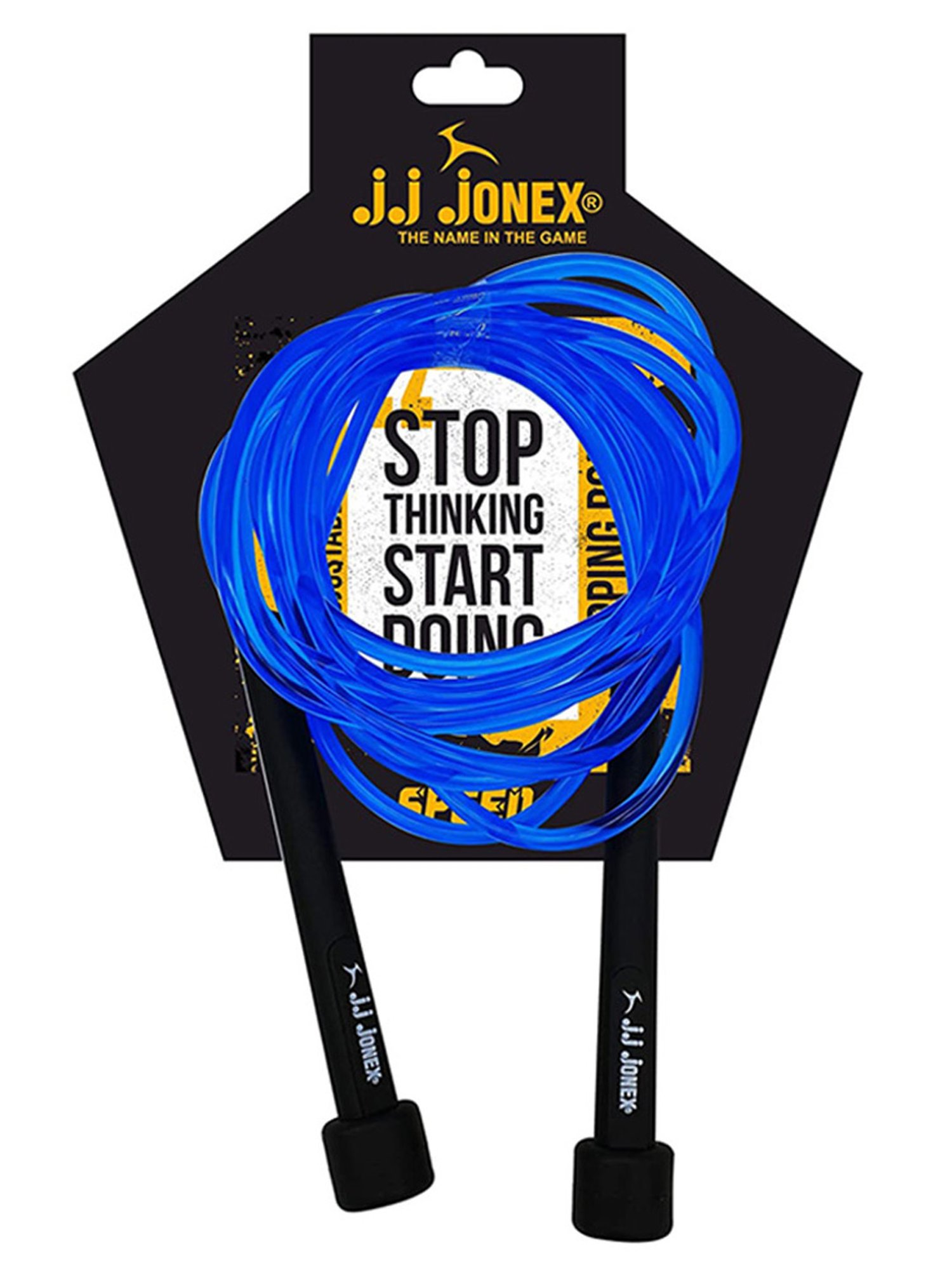 JJ Jonex Speed Adjustable Skipping Rope Gym,Home and Fat Burner Fitness Workout (Blue)