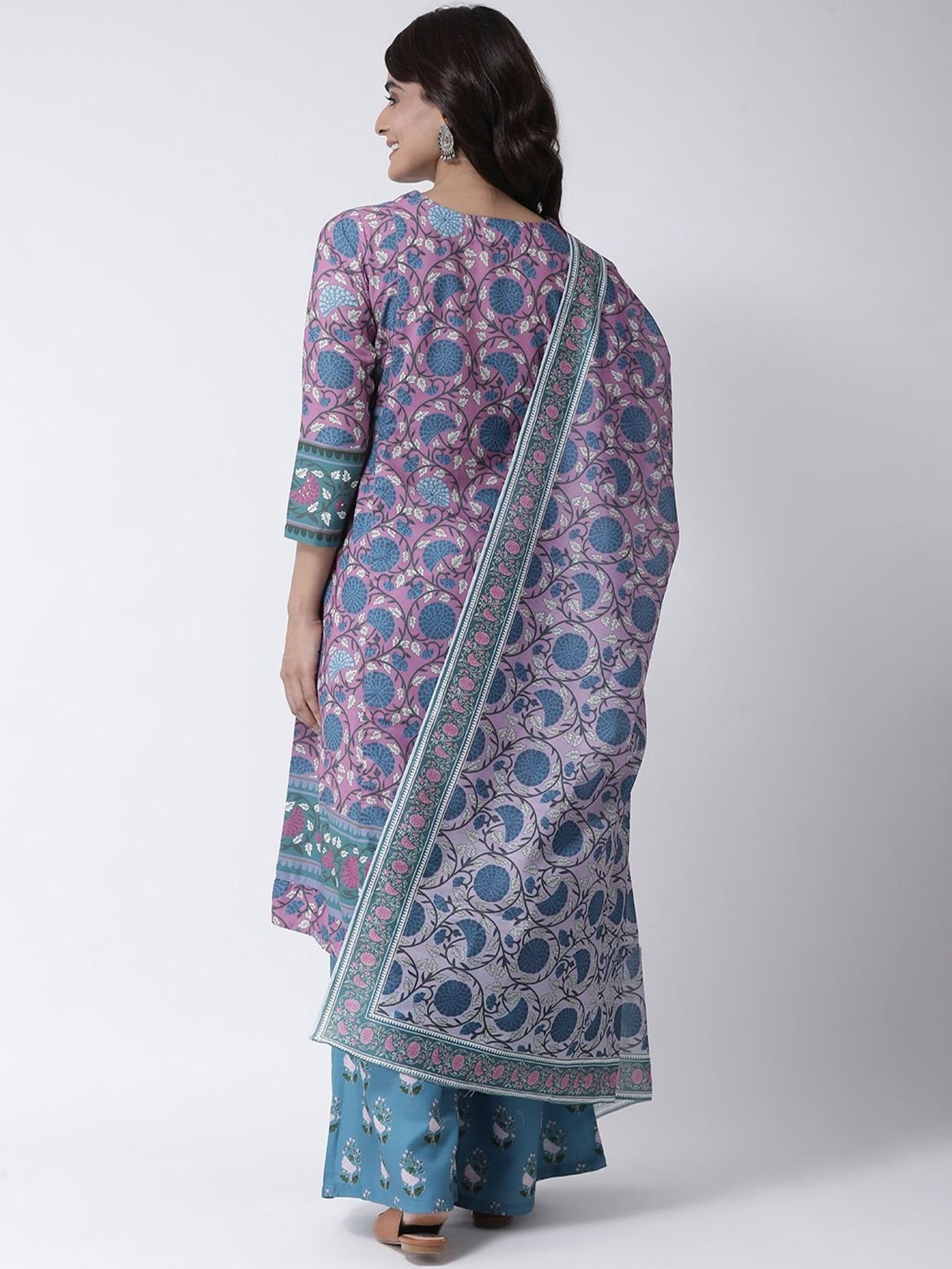 Hangup Purple Printed Dupatta