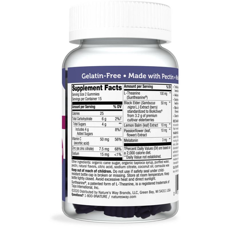 Nature's Way Sambucus Elderberry Sleep + Immune Gummies – 30ct