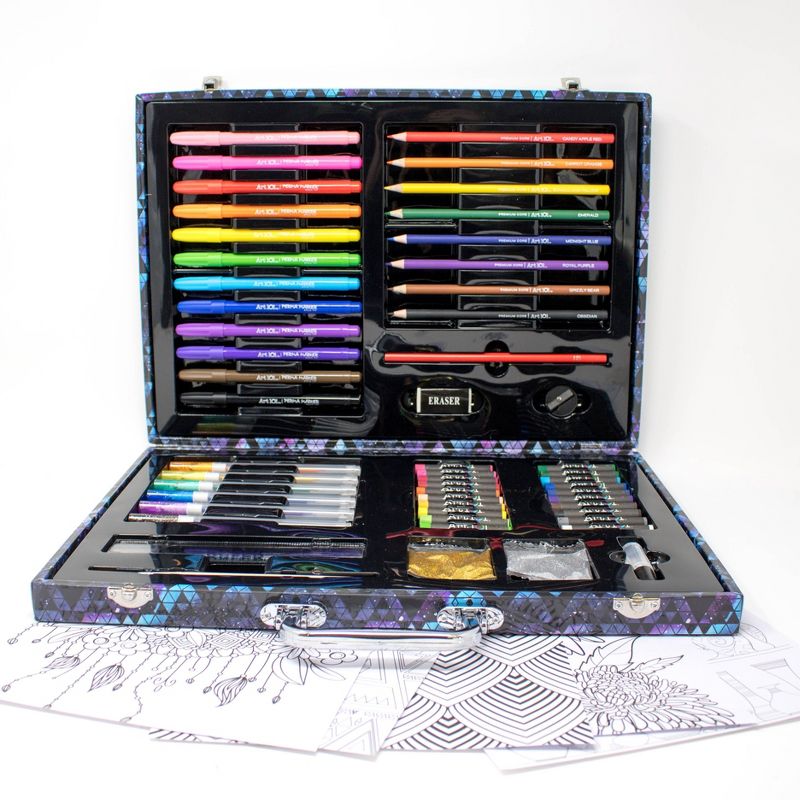 Art 101 60pc Doodle + Draw Portable Art Set