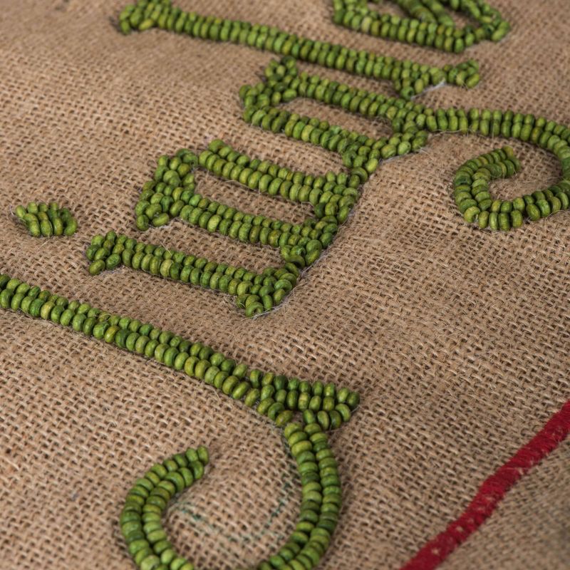 Saro Lifestyle Galvanized Christmas Tree Ring With Gold Rim