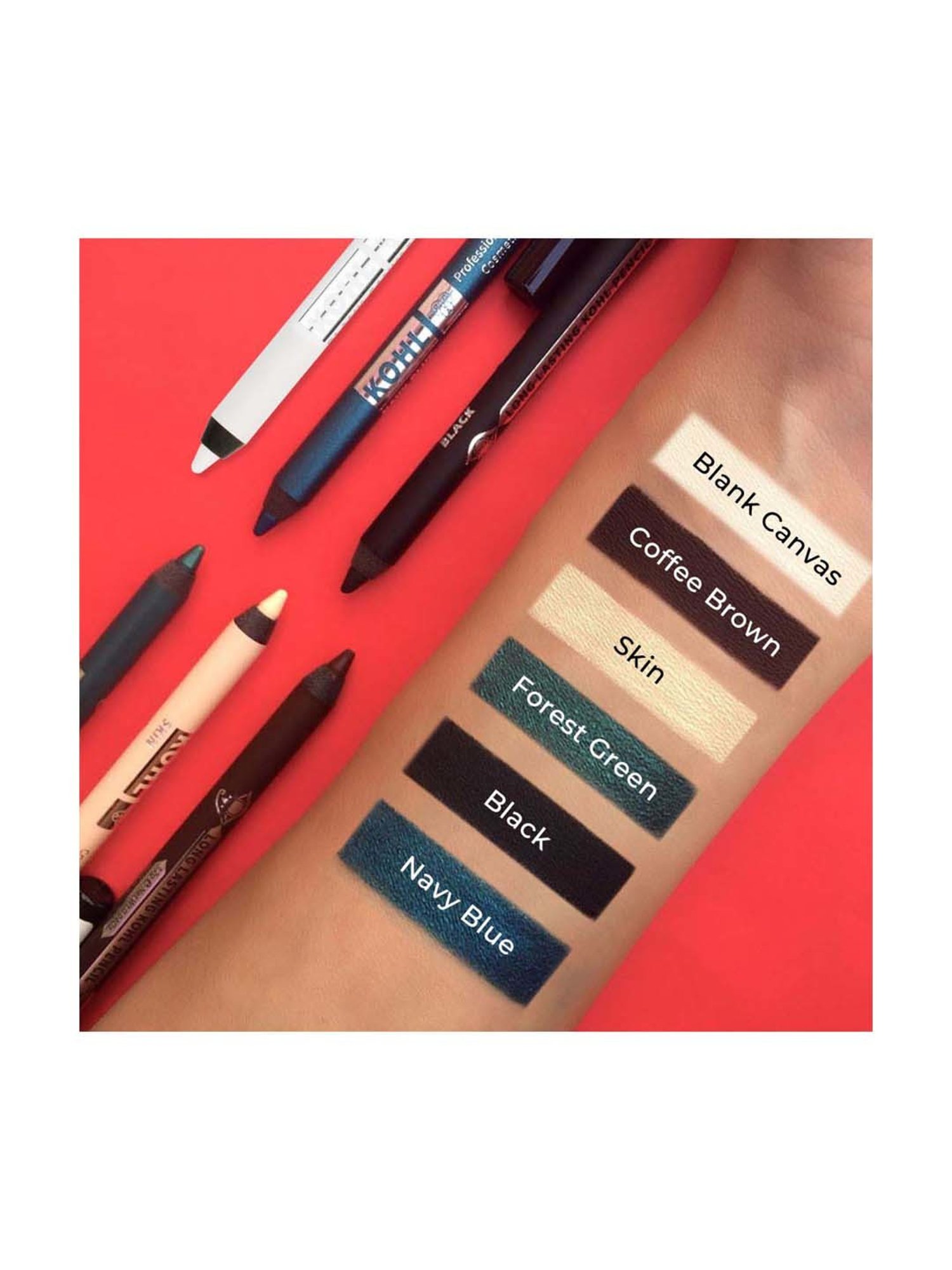 PAC Longlasting Kohl Pencil Coffee Brown - 1.2 gm