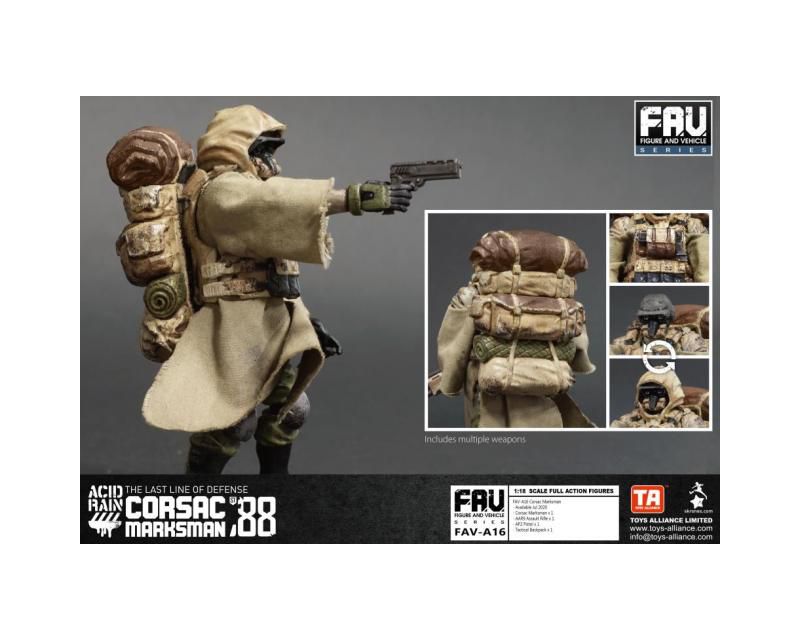 FAV-A16 Corsac Marksman 1:18 Scale | Acid Rain Fav Action figures
