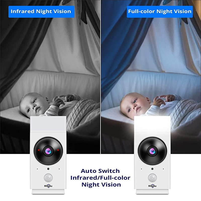 Preinstalled 1080P Security Camera PanTilt Zoom Indoor WiFi Camera Pet camera Smart home camera with Infraredfullcolor night vision TwoWay AudioPerson Detection Works with Alexa