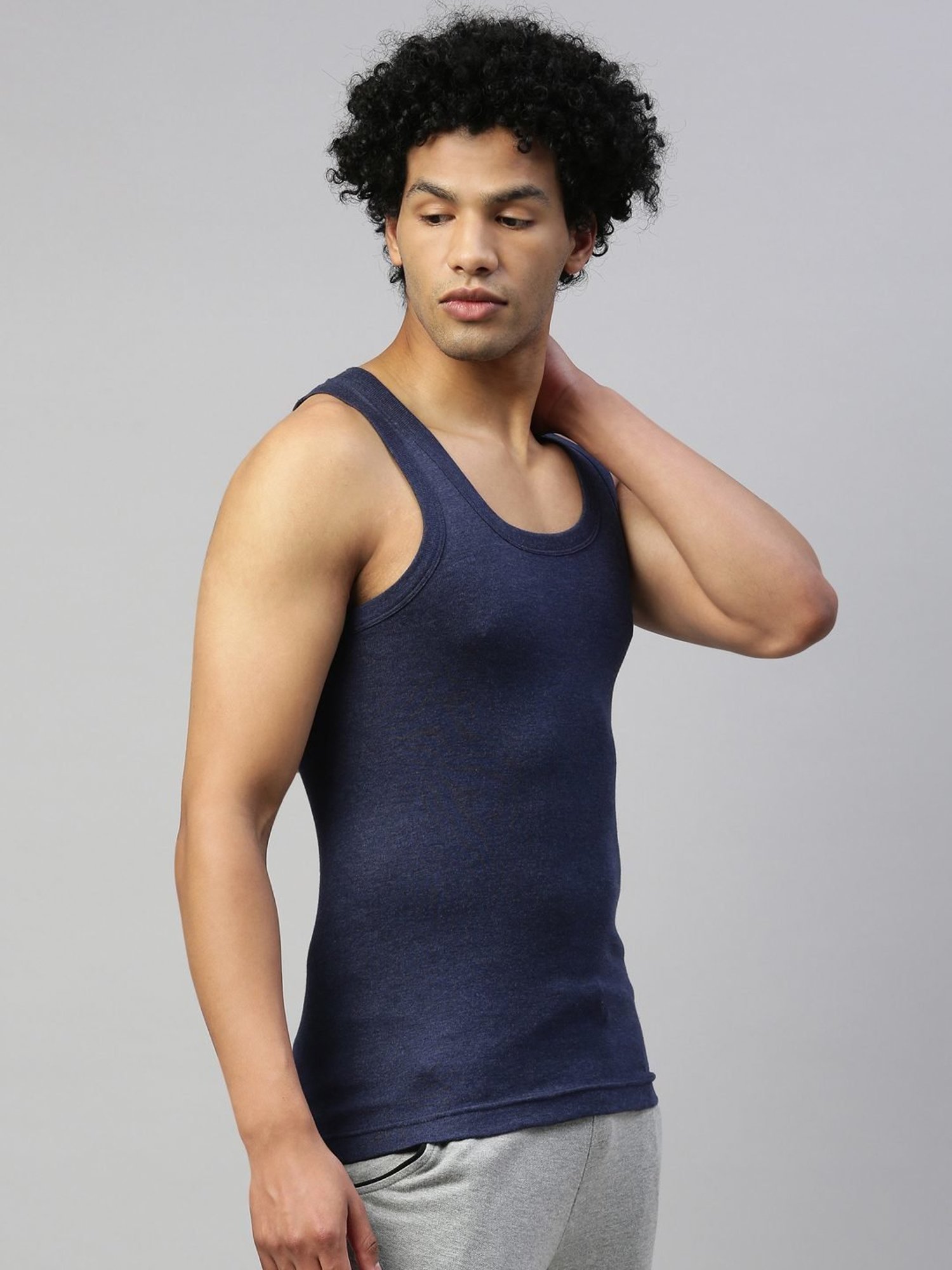 Dixcy Scott Maximus Multi Cotton Regular Fit Vest - Pack Of 3