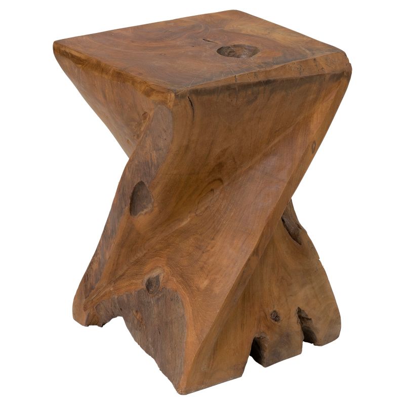 Jones Teakwood Stool - Brown - East At Main